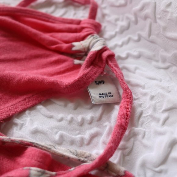 Floral Pink, Blue, and White Dress - Picture 3 of 4